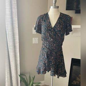 Mini wrap dress